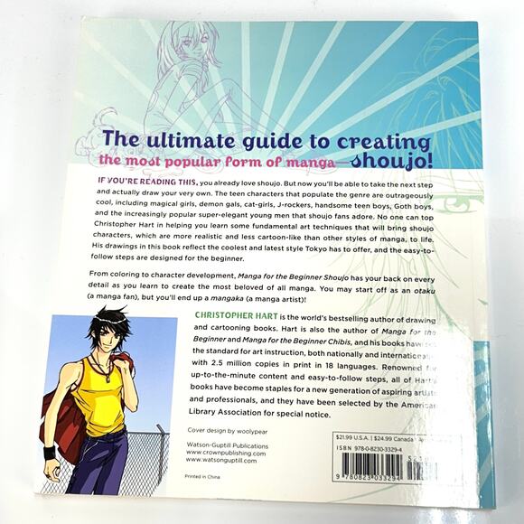 Lot of 2 Manga Drawing Books Softcover Pop D'errico Martin Beginner Shoujo Hart - Picture 14 of 14